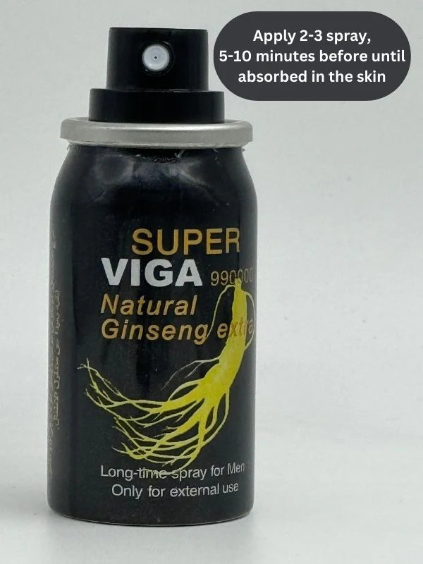 Super Viga 990000 Natural Ginseng Extract Long Time Spray For Men (45 ml)
