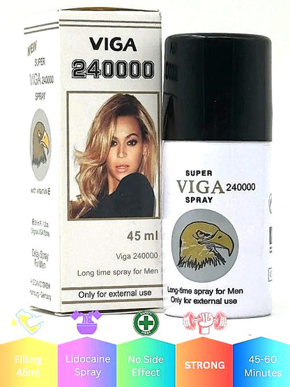 Viga 240000 Spray- Long Time Delay Spray For Men - 45 ML
